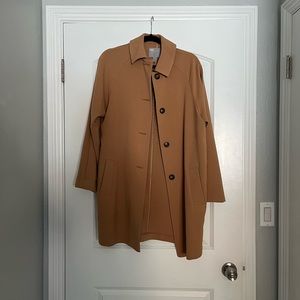 Long lined tan coat